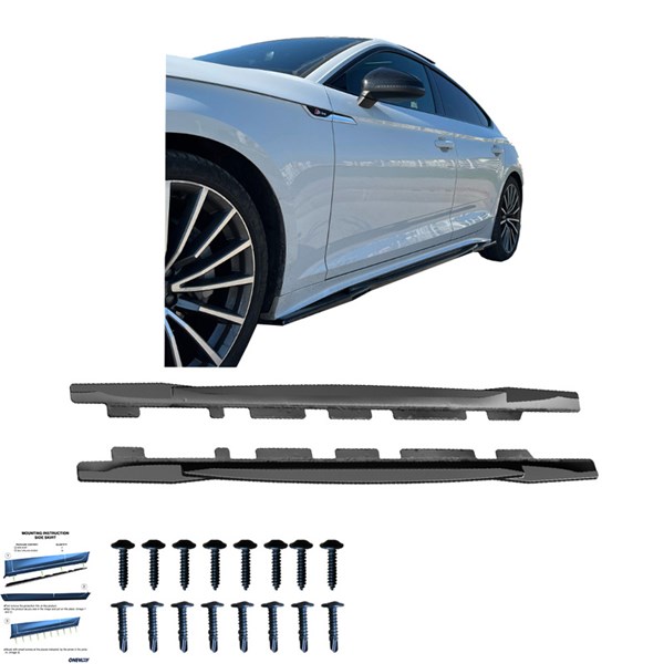 Sidokjolar Audi A5 F5 Sportback S-Line/S5 Facelift 2019- OneWay Sidokjolar Audi A5 F5 Sportback S-Line/S5 Facelift 2019- OneWay