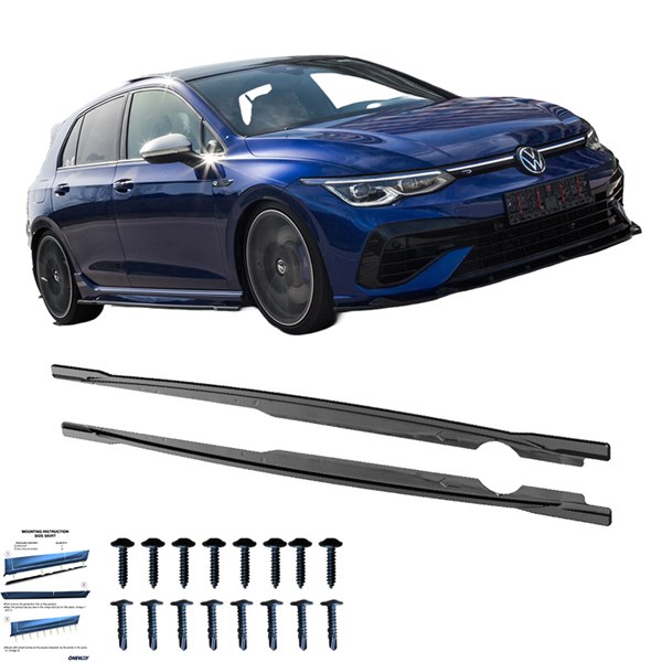 Sidokjolar Volkswagen Golf VIII HB/Variant R 2020- OneWay Sidokjolar Volkswagen Golf VIII HB/Variant R 2020- OneWay