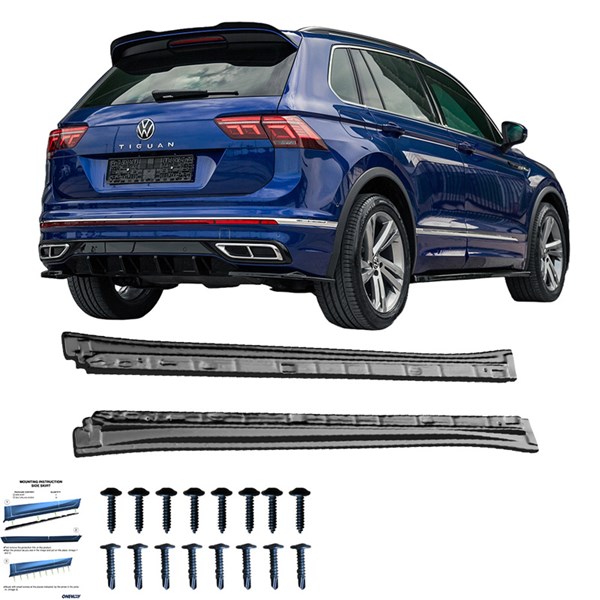 Sidokjolar VW Tiguan II R/R-Line Facelift 2020-2024 OneWay