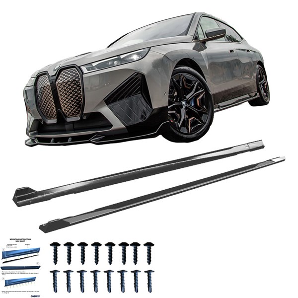 Sidokjolar BMW iX M-Pack i20 2021- OneWay Sidokjolar BMW iX M-Pack i20 2021- OneWay