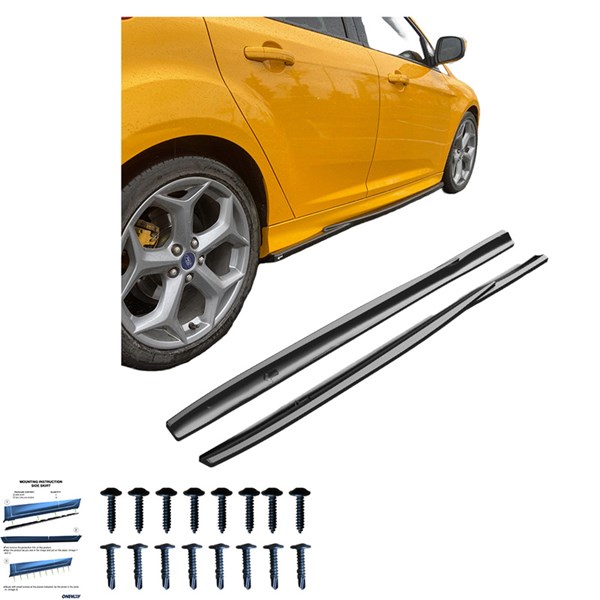 Sidokjolar Ford Focus ST MK3 HB/Kombi 2010-2018 OneWay Sidokjolar Ford Focus ST MK3 HB/Kombi 2010-2018 OneWay