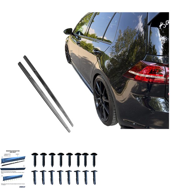 Sidokjolar VW Golf VII HB/Variant GTi/GTD 2013-2016 OneWay