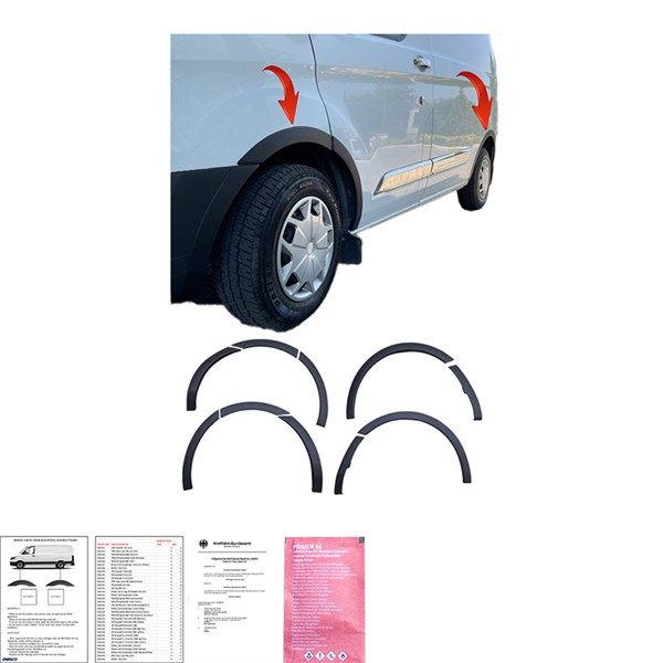 Hjulhusförlängning Ford Transit Custom MK1 2012-2018 OneWay