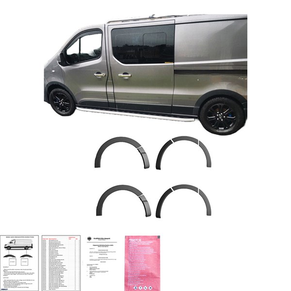 Hjulhusförlängning Renault Trafic/Opel Vivaro 2014-2018 Oneway OW OneWay