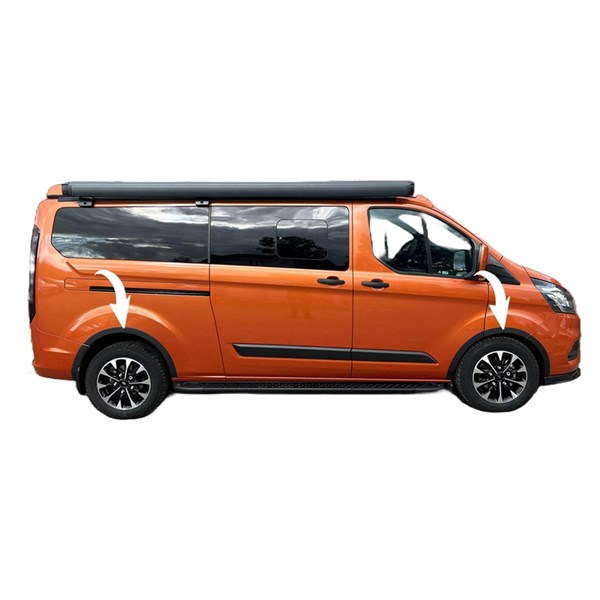 Hjulhusförlängning Ford Transit Custom MK1 FL 2018-2023 OneWay