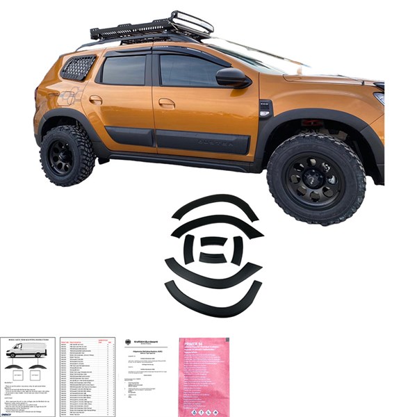 Hjulhusförlängning Dacia Duster II 2018-2024 OneWay Hjulhusförlängning Dacia Duster II 2018-2024 OneWay