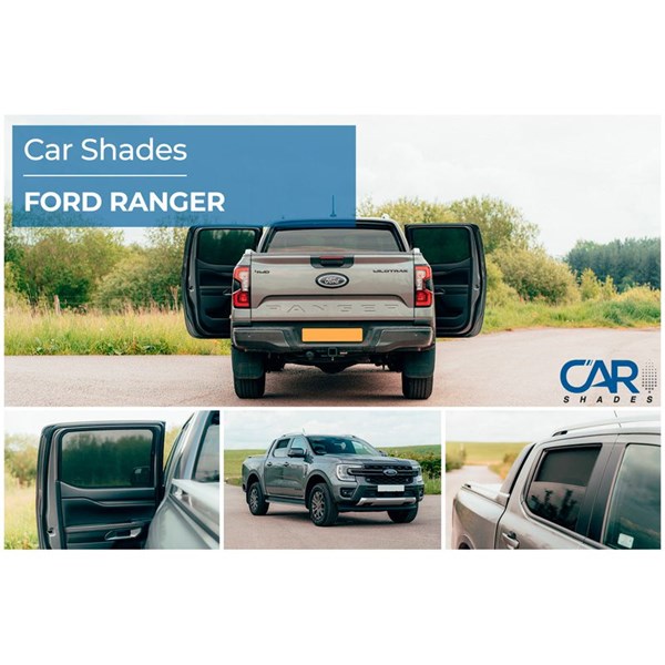 Solskydd Ford Ranger 4 doors, Bak Car Shades