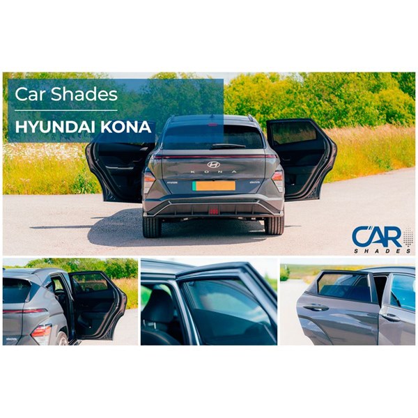 Solskydd Hyundai Kona II 5 doors, Bak Car Shades Solskydd Hyundai Kona II 5 doors, Bak Car Shades