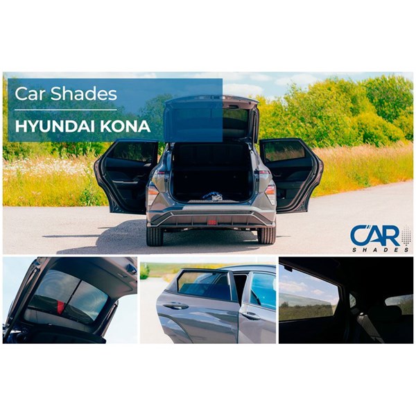 Solskydd Hyundai Kona II 5 doors, Bak Car Shades