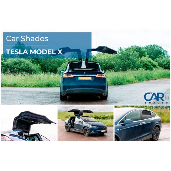 Solskydd Tesla Model X 5 doors, Bak Car Shades Solskydd Tesla Model X 5 doors, Bak Car Shades