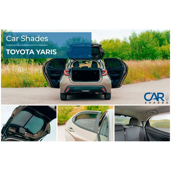 Solskydd Toyota Yaris (P21) 5 doors, Bak Car Shades Solskydd Toyota Yaris (P21) 5 doors, Bak Car Shades