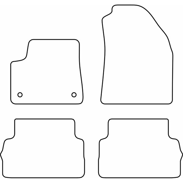 Textilmatta, kupé Citroën e-C3 2024-, Fram eller bak Autostyle TM AutoStyle Textilmatta, kupé Citroën e-C3 2024-, Fram eller bak Autostyle TM AutoStyle