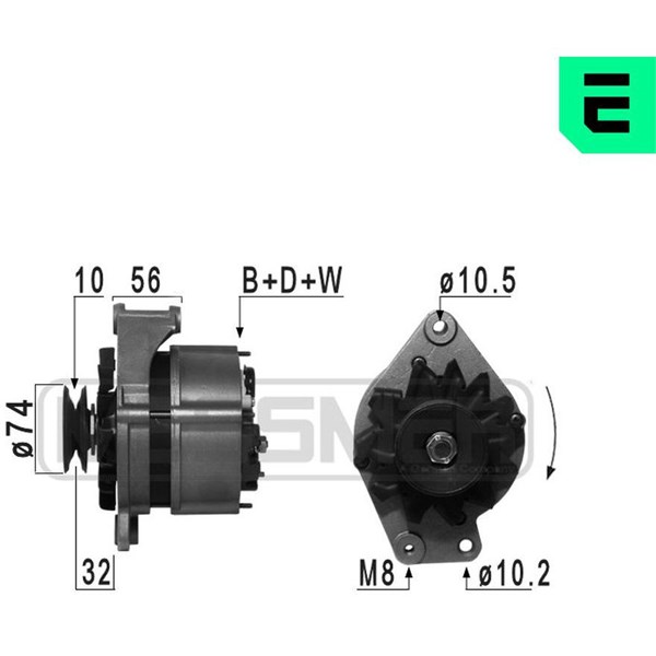 Generator 14V 65A