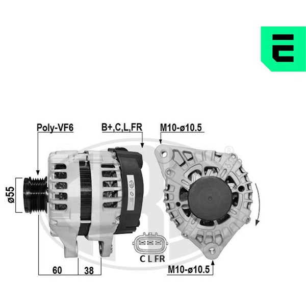 Generator 14V 150A