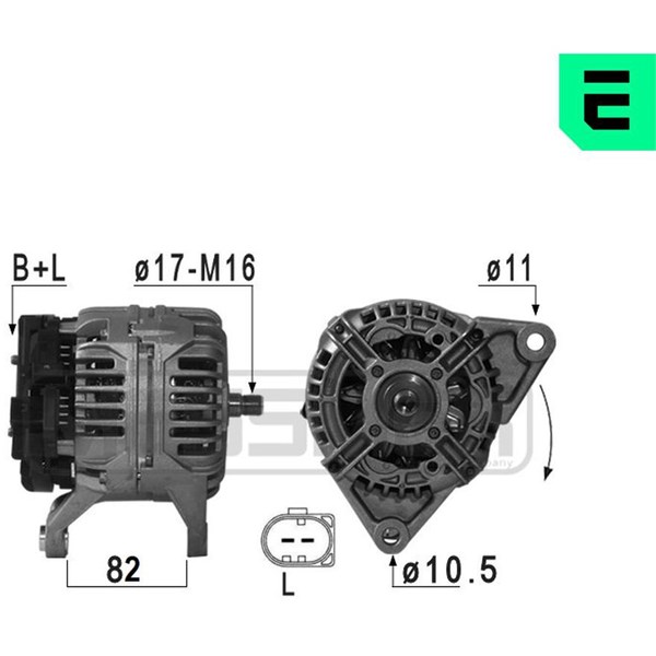 Generator 14V 110A