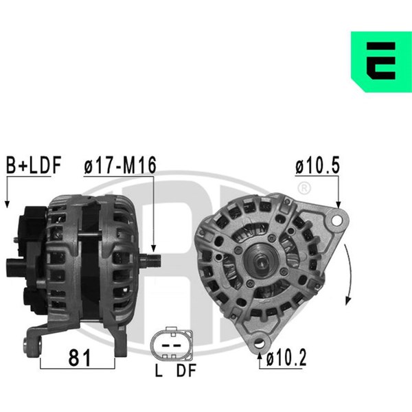 Generator 14V 150A