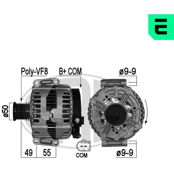 Generator 14V 220A