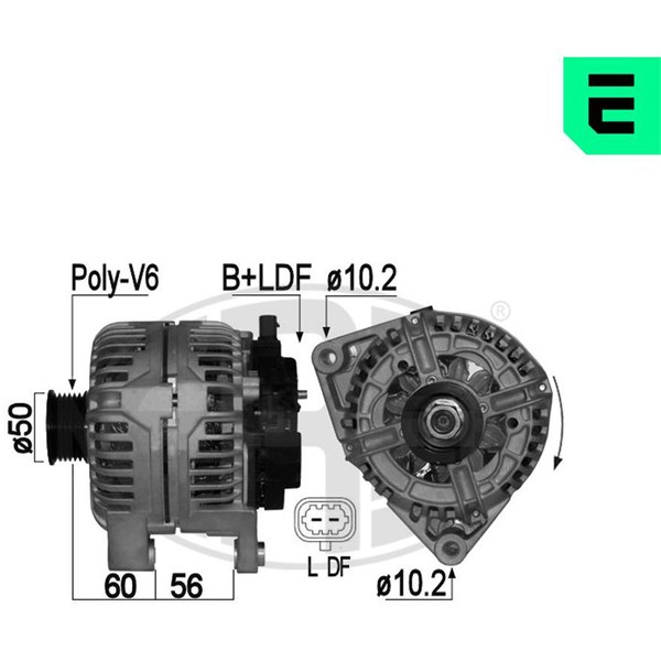 Generator 14V 120A