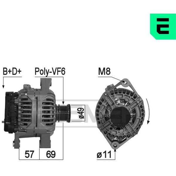 Generator 14V 140A