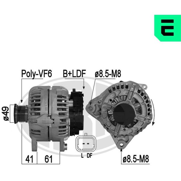 Generator 14V 150A