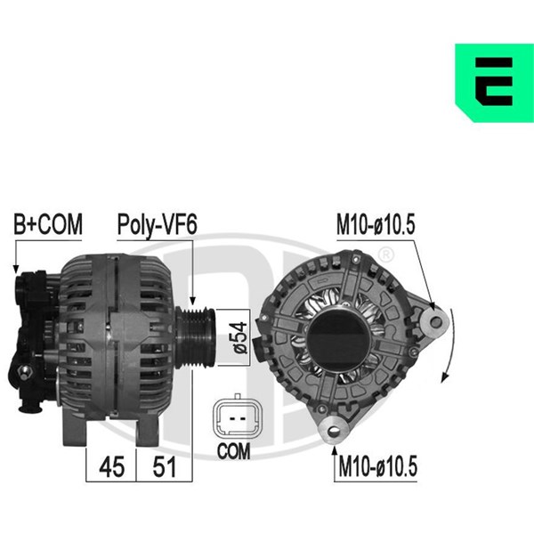 Generator 14V 145A