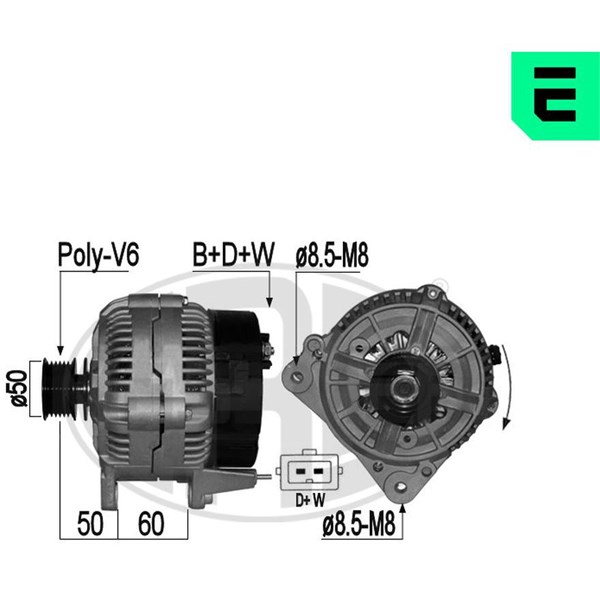 Generator 14V 120A