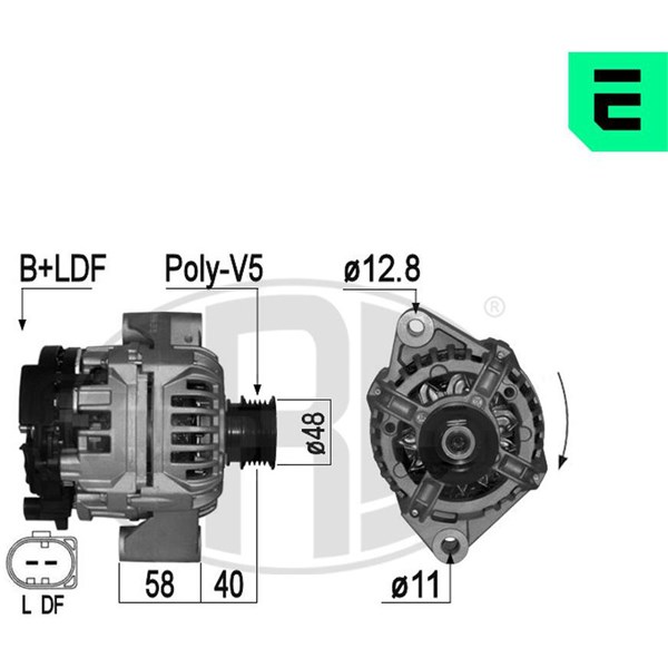 Generator 14V 85A