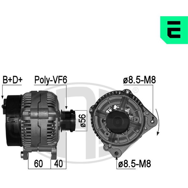 Generator 14V 115A