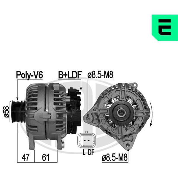 Generator 14V 155A