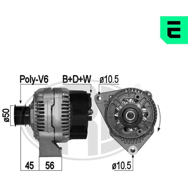Generator 14V 70A