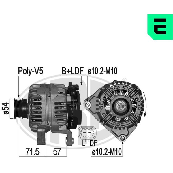 Generator 14V 100A