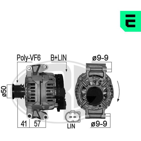 Generator 14V 90A
