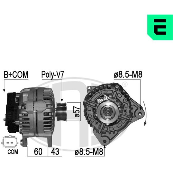 Generator 14V 120A