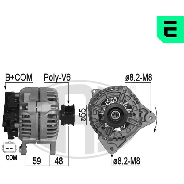 Generator 14V 120A
