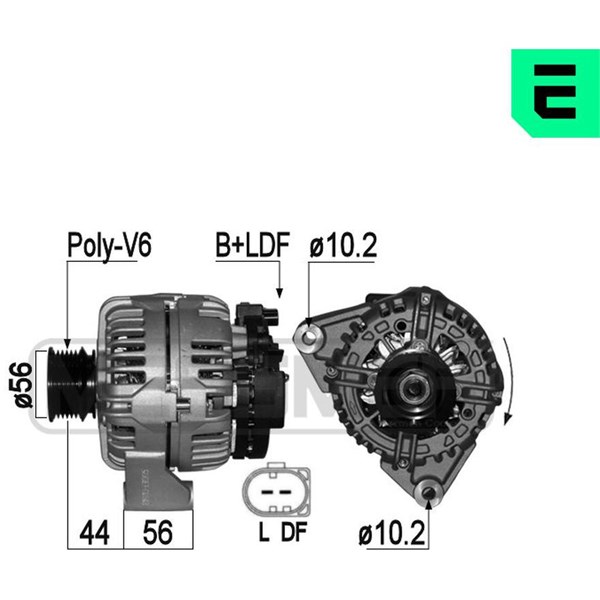Generator 14V 90A