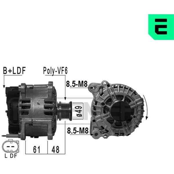 Generator 14V 140A