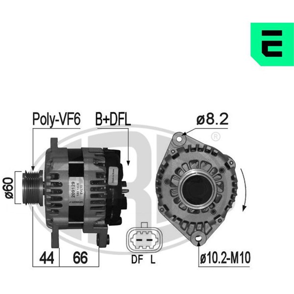 Generator 14V 140A