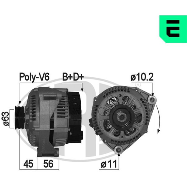 Generator 14V 150A Generator 14V 150A