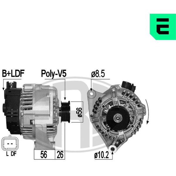 Generator 14V 97A