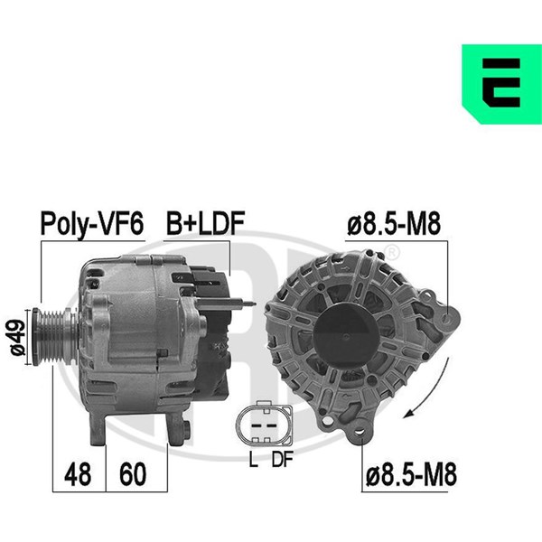 Generator 14V 180A