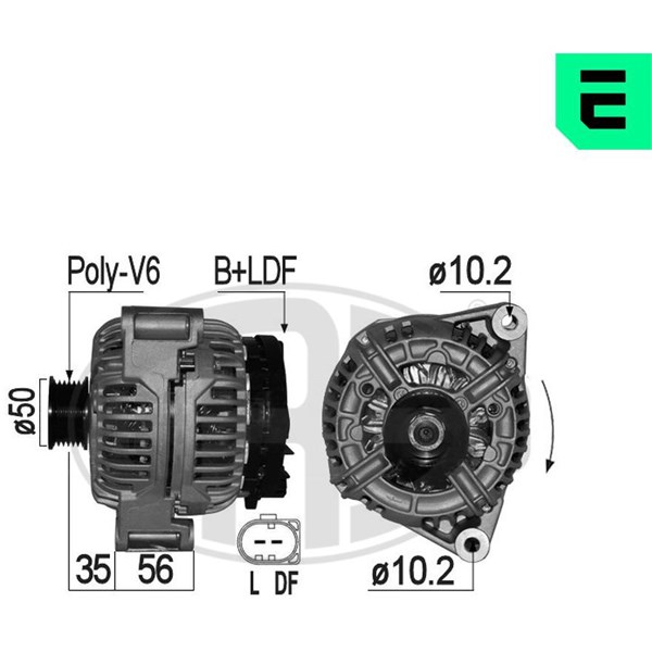 Generator 14V 120A