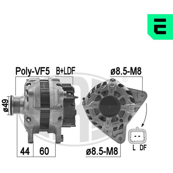 Generator 14V 120A