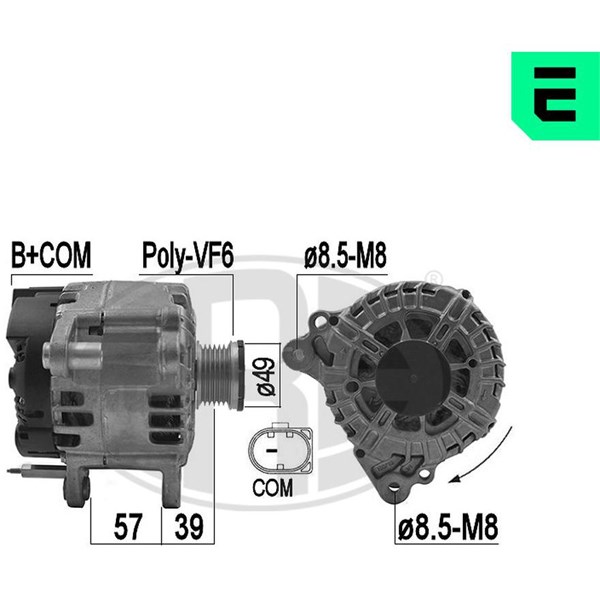 Generator 14V 140A