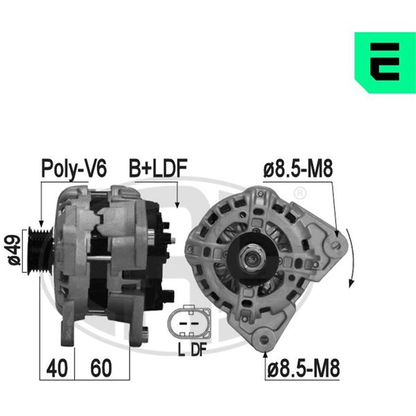 Generator 14V 110A