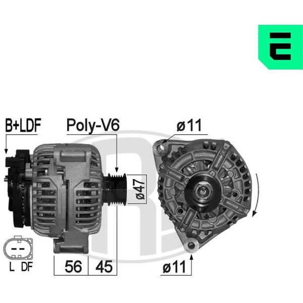 Generator 14V 120A