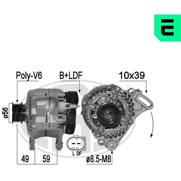 Generator 14V 90A