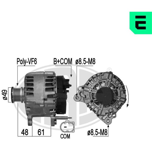 Generator 14V 140A