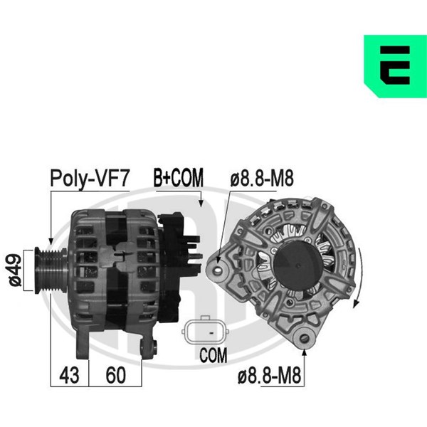 Generator 14V 150A