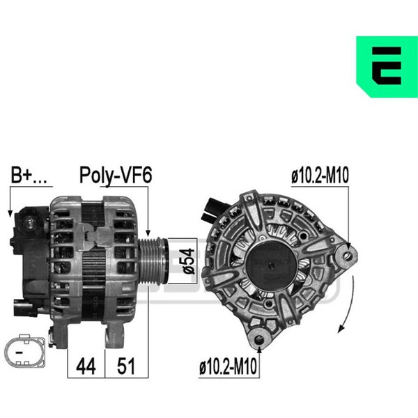 Generator 14V 215A