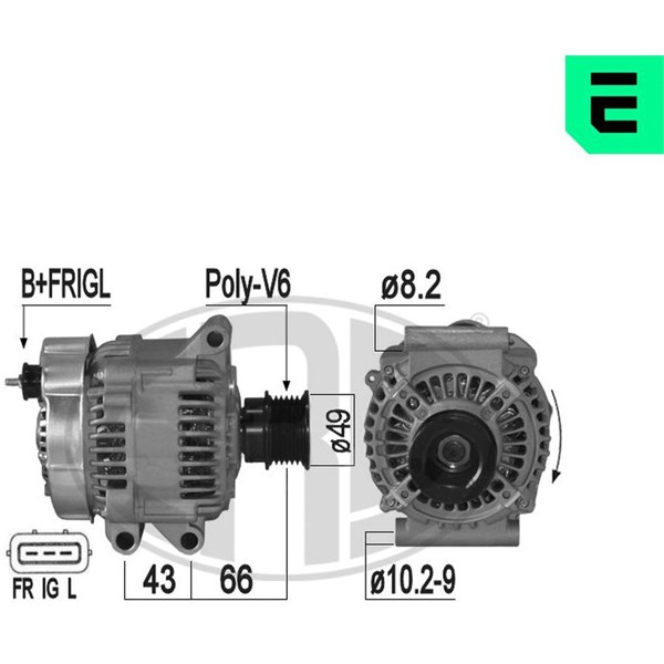 Generator 14V 105A
